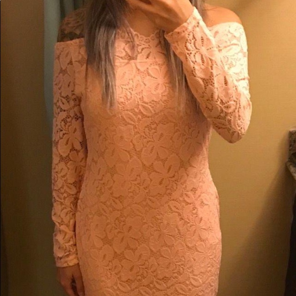 Off the Shoulder Lace Dress